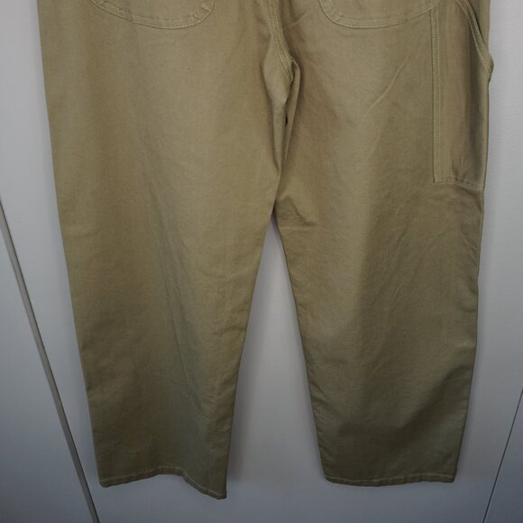 New TWP High Rise Baggy Relaxed Fit Pants in Olive Green size 10 - Picture 11 of 15
